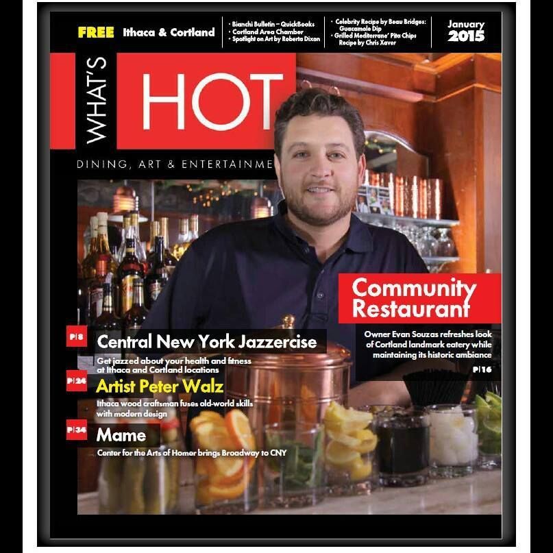 Community Restaurant featured on a local magazine cover